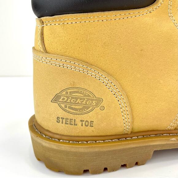 Dickies Raider Plus-ST EH Men Work Safety Boots Size 13 Yellow Leather Steel Toe - Picture 14 of 16